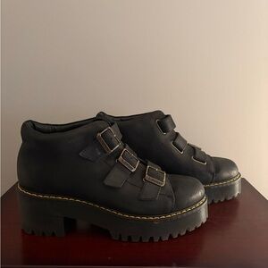 Black Chunky Platform Doc Martens